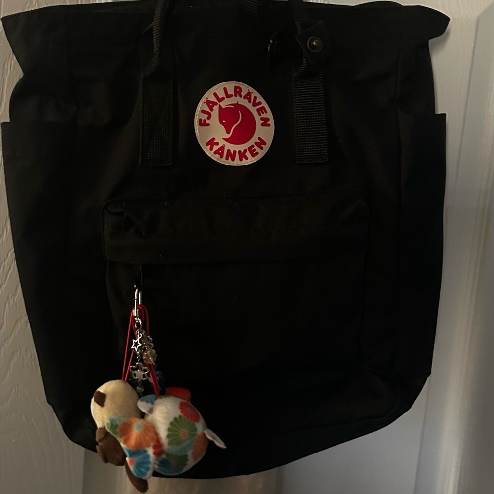 Black Fjällräven Kånken Totepack